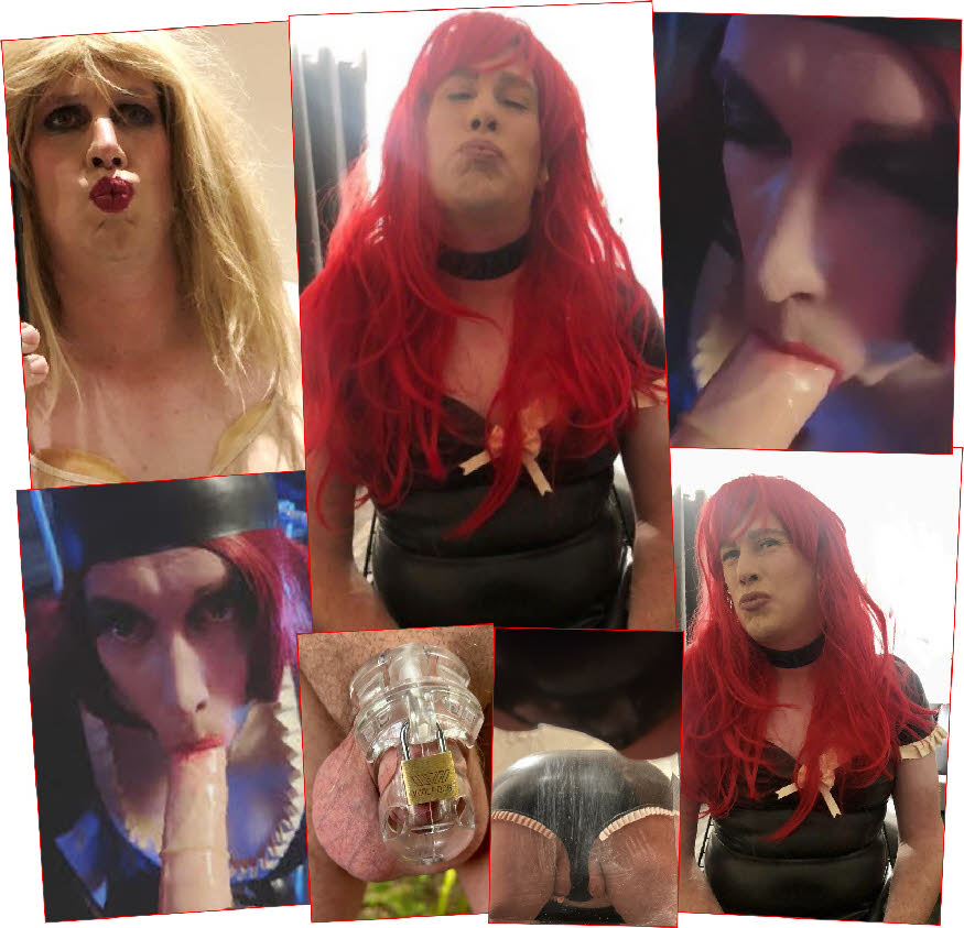 Sissy exposure gallery for transvestite maid Natalie