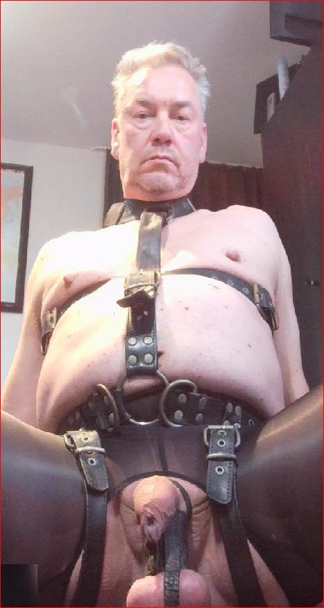 Tragic image of tiny-cocked sissy loser Gerda