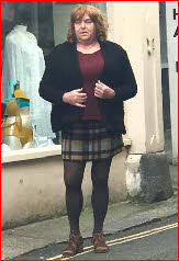 Cross-dressing cuckold husband Stephen in Tavistock