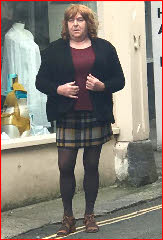 Cross-dressing cuckold husband Stephen in Tavistock