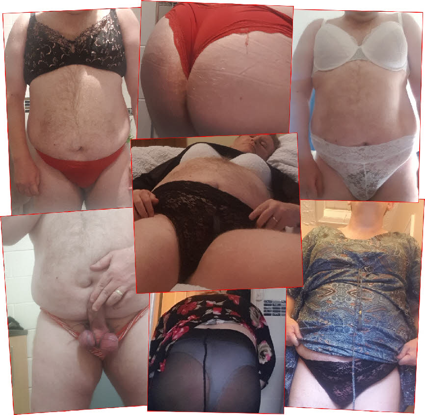 Sissy exposure gallery for cross-dressing husband Helen