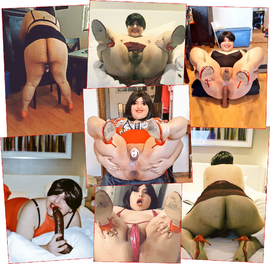 Sissy exposure gallery for slutty Chicago T-girl Emma