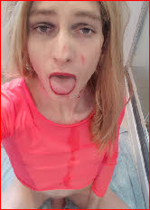 Sissy cumslut Megan loves to serve huge dicks