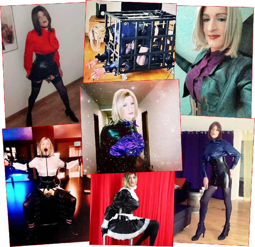 Sissy exposure gallery for cum-hungry tranny maid Tina