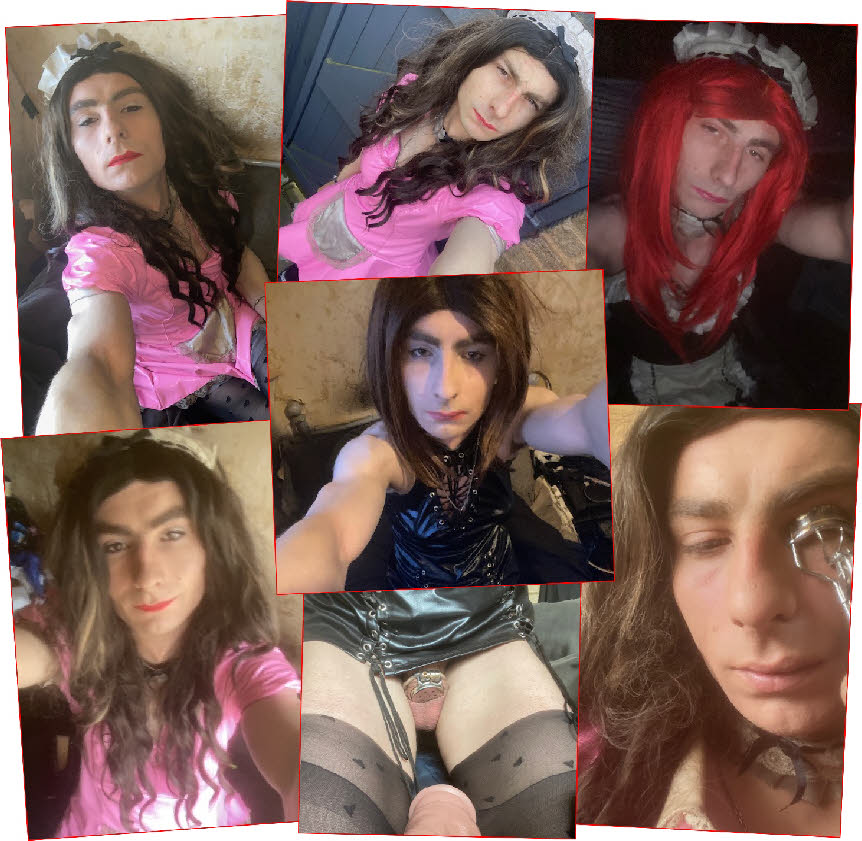 Sissy exposure gallery for femboi maid Calire Sissy exposure gallery for femboi maid Calire