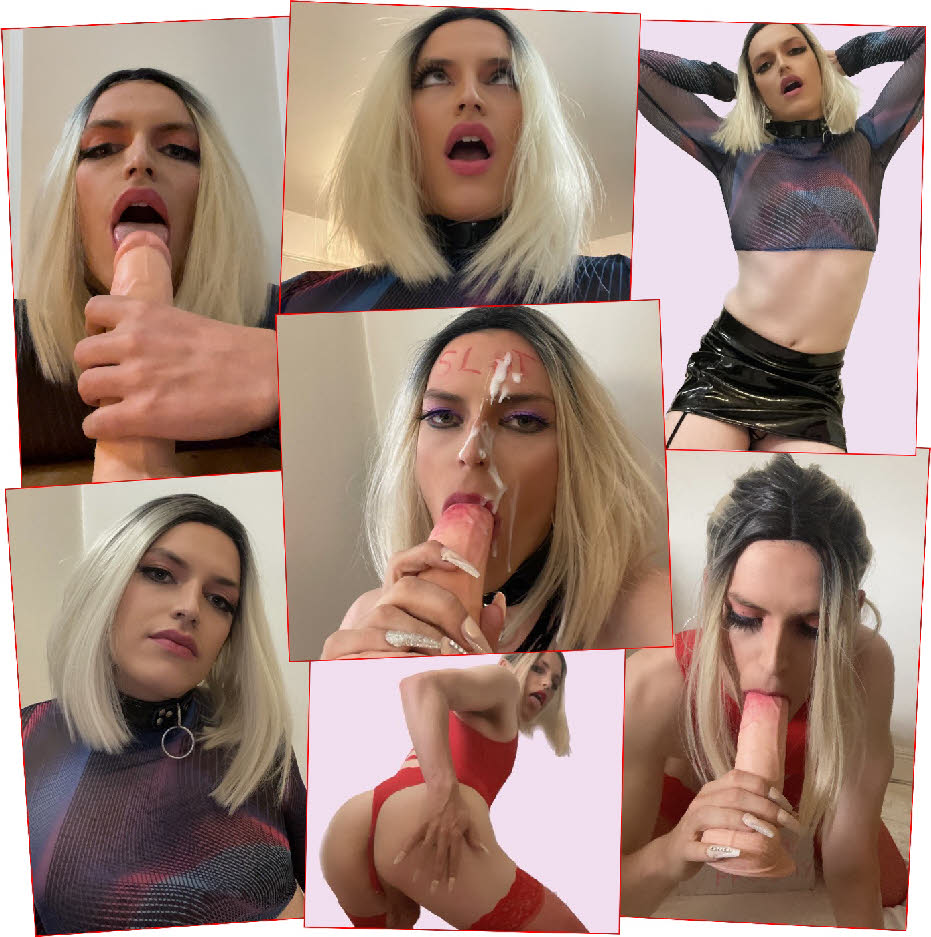 Sissy exposure gallery for cock-hungry femboi Lily