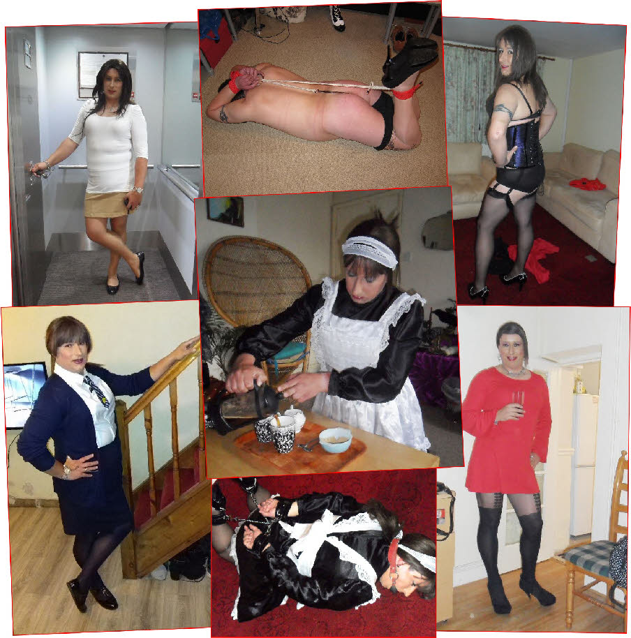 Sissy exposure gallery for South Wales French maid Catrin