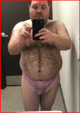 Just look at the state of this dumb sissy hairy panty wearer