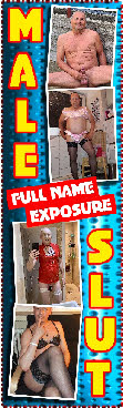 Online exposure for slutty men who love wearing lingerie