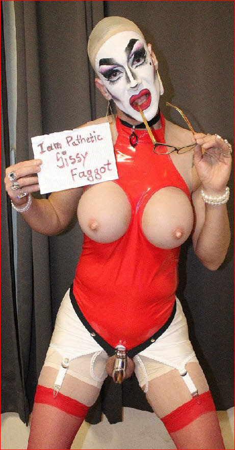 Kinky sissy sex doll Maria is proud to be a chastity fag Kinky sissy sex doll Maria is proud to be a chastity fag