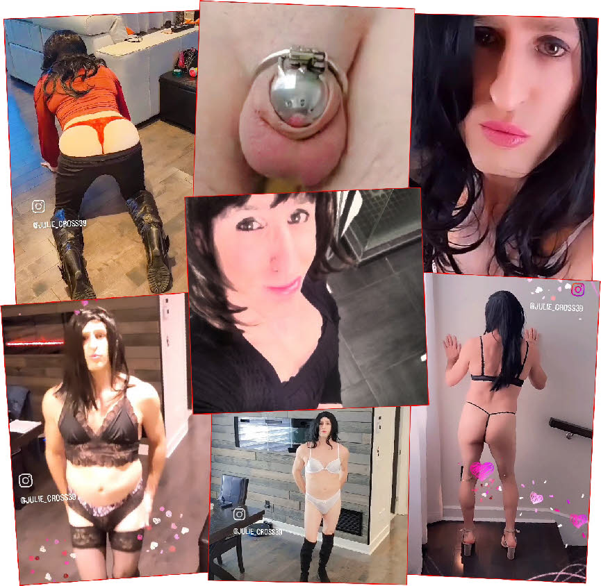Permanent sissy exposure gallery for ruined husband Julie